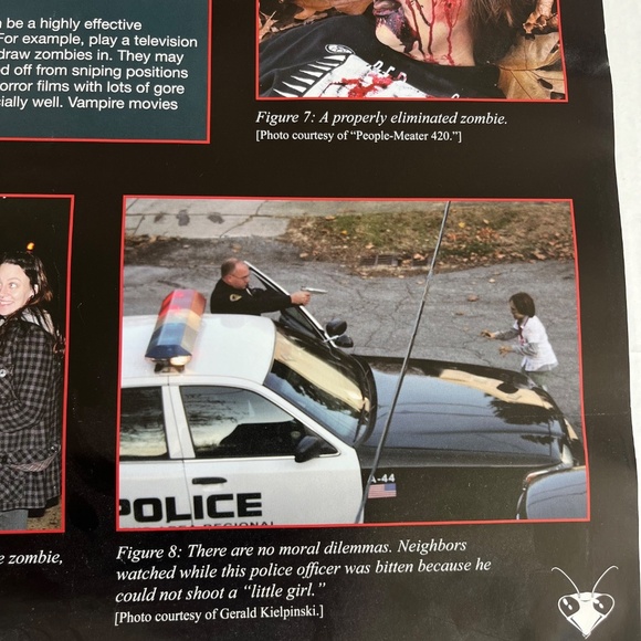 Zombie Survival Guide Laminated Poster College Wall Room Decor Sz 24x36 inch - Picture 2 of 7